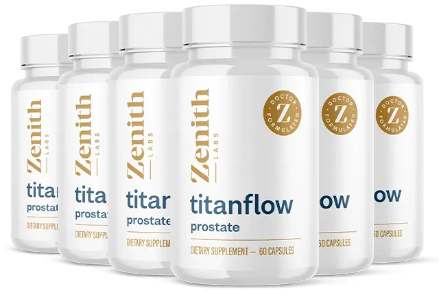 TitanFlow prostate support- 6 - bottles - image