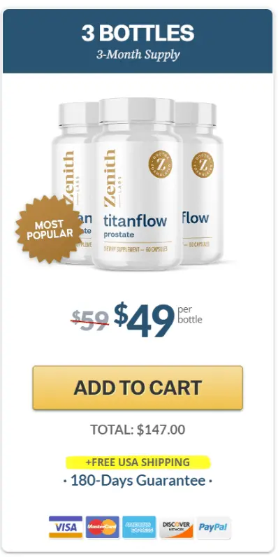 TitanFlow prostate support - order-now-(90 Days Supply) - image